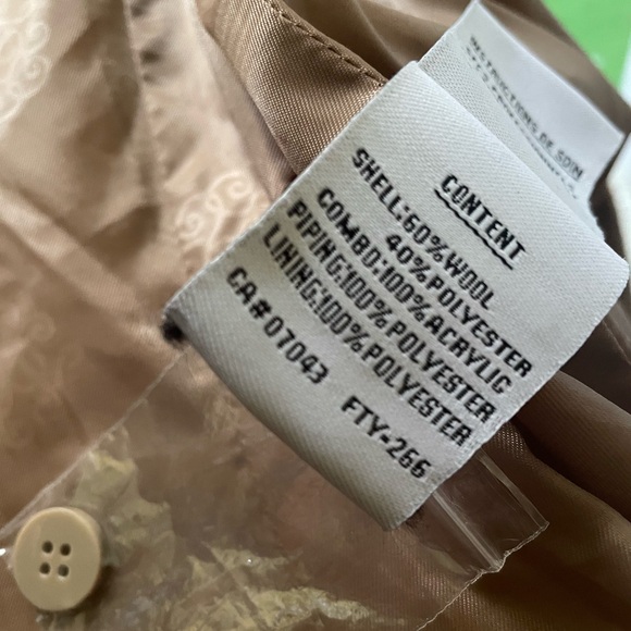 Jessica Simpson Camel Wool coat - Picture 9 of 9